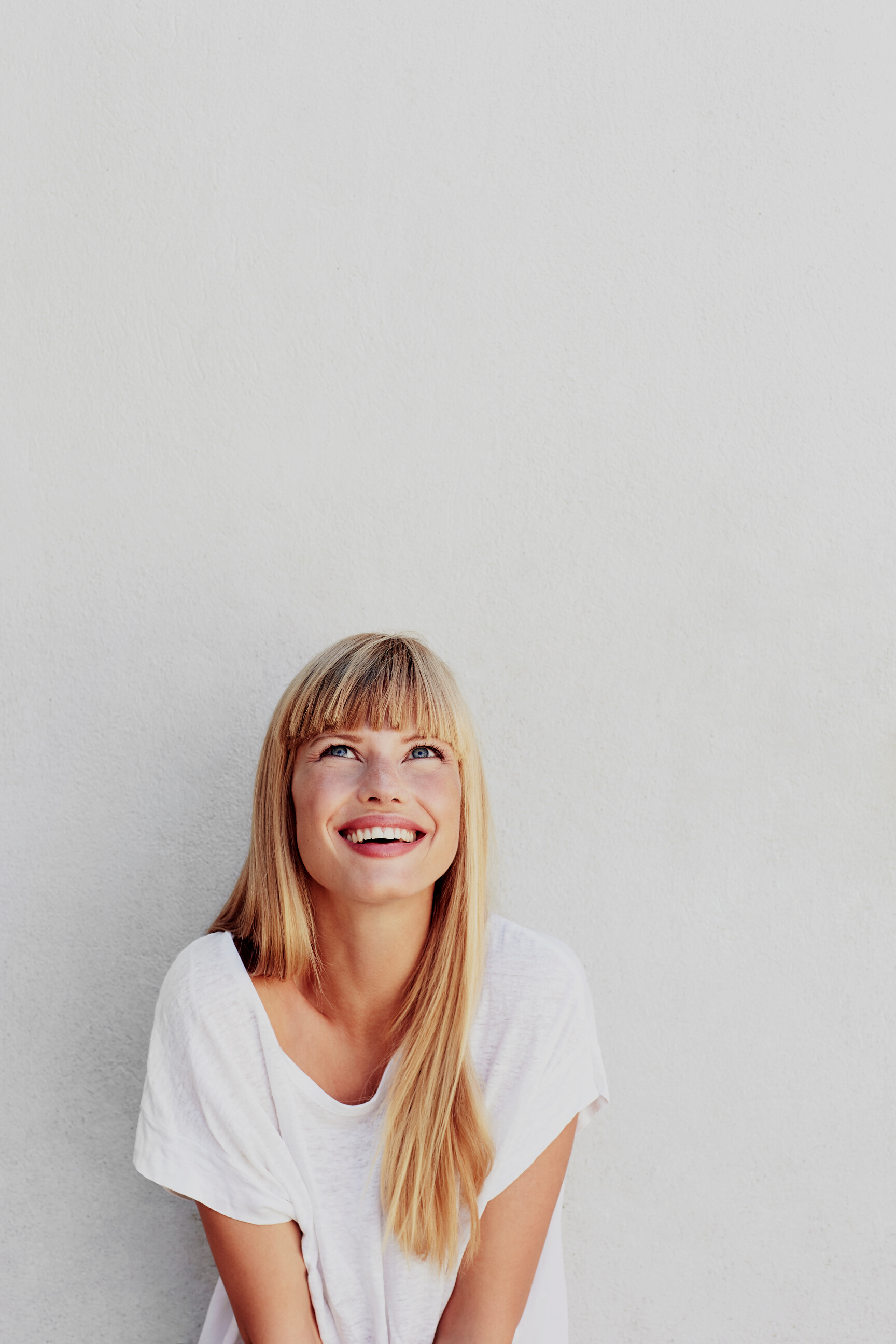 Gorgeous woman smiling